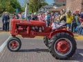 Old Red Farmall tractor in Pella, Iowa. Royalty Free Stock Photo