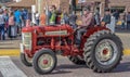 Old Red International tractor in Pella, Iowa.