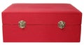 Old Red Jewelry Box Royalty Free Stock Photo