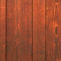 Old red mahogany wood grain texture wall background square Royalty Free Stock Photo