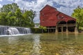 An Old Red Mill Royalty Free Stock Photo