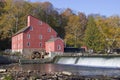 Old red mill Royalty Free Stock Photo