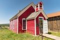 Old red one room school house Royalty Free Stock Photo