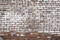 Old red painted brick wall background texture Royalty Free Stock Photo