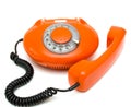 Old red phone Royalty Free Stock Photo