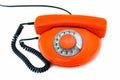 Old red phone Royalty Free Stock Photo