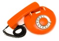 Old red phone Royalty Free Stock Photo