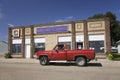 Old red pickup truck Royalty Free Stock Photo