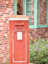 Old red post box Royalty Free Stock Photo