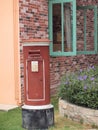 Old red post box Royalty Free Stock Photo