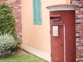 Old red post box Royalty Free Stock Photo