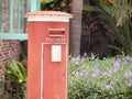 Old red post box Royalty Free Stock Photo