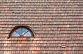 Old red roof and window Royalty Free Stock Photo