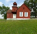 Old Red School House Royalty Free Stock Photo