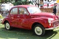 Old red sedan, classic cars, old cars, beautiful collection