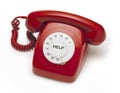 Old Red Telephone Royalty Free Stock Photo