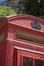 Old Red Telephone box in Gibraltar Royalty Free Stock Photo