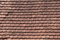 Red-tiled rooftop in German village, idyllic rural scene Royalty Free Stock Photo