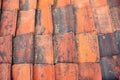 Old red tiles Royalty Free Stock Photo