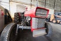 An old red tractor Royalty Free Stock Photo