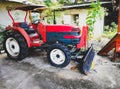 The old red tractors. Royalty Free Stock Photo