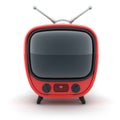 Old red TV