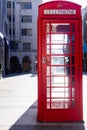 Old telephone booth in central London