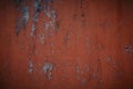 old red wall showered paint. red background texture