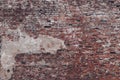 Old red brick wall urban texture background Royalty Free Stock Photo