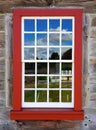 Old Red window Royalty Free Stock Photo