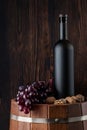 Old red wine Royalty Free Stock Photo