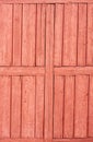 Old red wooden door Royalty Free Stock Photo