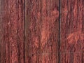 Old red wooden wall with peeling paint Royalty Free Stock Photo