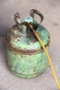 Old refrigerant tank