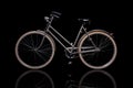 Old refurbished retro bike Royalty Free Stock Photo