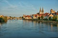 Old Regensburg ,Bavaria,Germany,Hdr Royalty Free Stock Photo