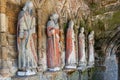 Old religious statues of the apostles, Kermaria an Iskuit, Plouha, Brittany