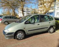 Old Renault Scenic hatchback car first model Royalty Free Stock Photo