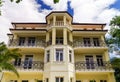 Old renovated villa on Adriatic sea resort Royalty Free Stock Photo