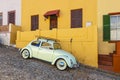 Vintage Car in Bo Kaap, South Africa Royalty Free Stock Photo