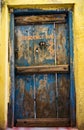 Old residence wooden doors Royalty Free Stock Photo