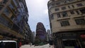 Old resident dense building in To Kwa Wan district Royalty Free Stock Photo