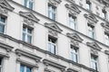 Old residential building facade - restored facade