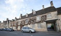 Old residential buildings in Northleach, Gloucestershire in the UK Royalty Free Stock Photo