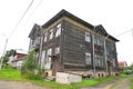 Old residential wooden building.