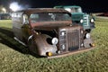 Old restored truck display in Raglan air show