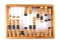 Old retro abacus isolated Royalty Free Stock Photo