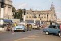 Old retro american car on street in Havana Cuba