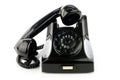 Old retro bakelite telephone. Royalty Free Stock Photo