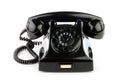 Old retro bakelite telephone. Royalty Free Stock Photo
